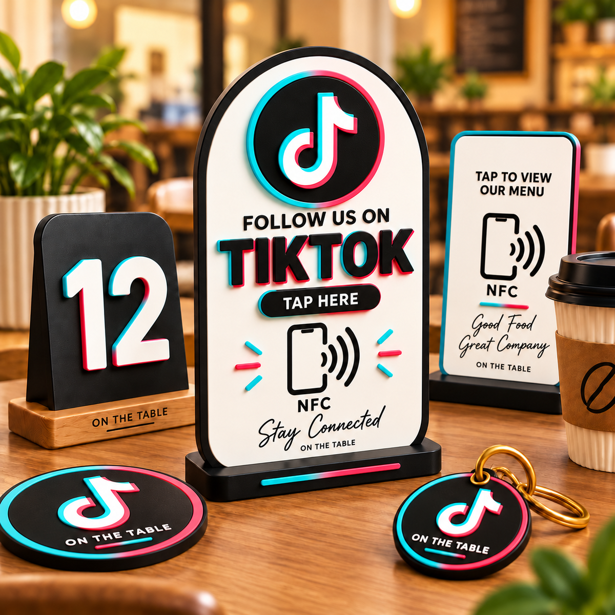 NFC tap sign product display